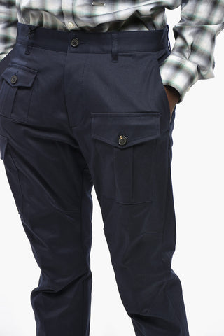 Pantaloni CHINO SEXY CARGO FIT in Cotone Stretch
