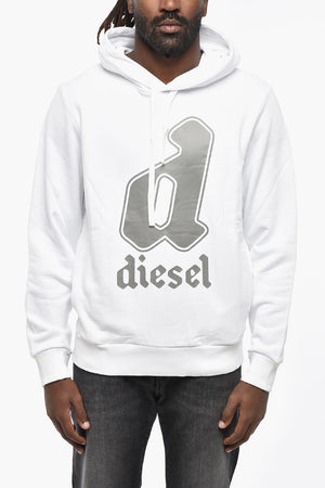 Hoodie aus angerauter Baumwolle GINNOUT mit aufgedrucktem Logo