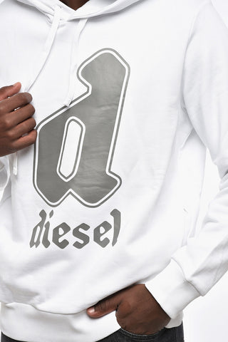 Hoodie aus angerauter Baumwolle GINNOUT mit aufgedrucktem Logo