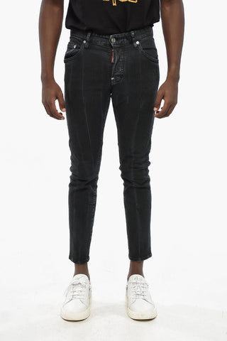 Jeans SKATER in Denim Stretch a Lavaggio Scuro 15cm