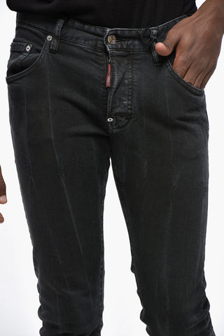 Jeans SKATER in Denim Stretch a Lavaggio Scuro 15cm