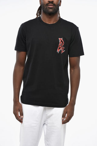 T-Shirt mit Rundhalsausschnitt D2 DEVILS mit Aufdruck