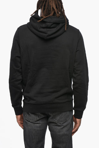 Hoodie aus angerauter Baumwolle GINNOUT mit aufgedrucktem Logo