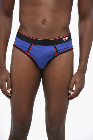 Stretch Cotton Briefs UMBR-ANDRE with Contrast Trim