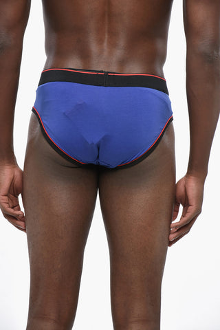 Stretch Cotton Briefs UMBR-ANDRE with Contrast Trim
