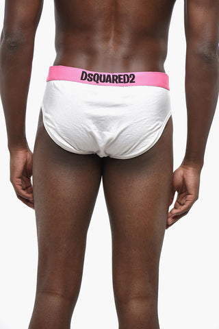 Solid Color Brief with Contrasting Logoed Band