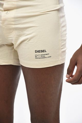 Solid-Color Boxer UMBX-STARKIE with Contrasting Logo