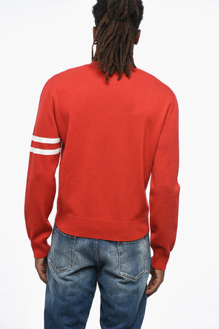 Maglia COLLEGE SHETLAND in Lana con Scollo a V