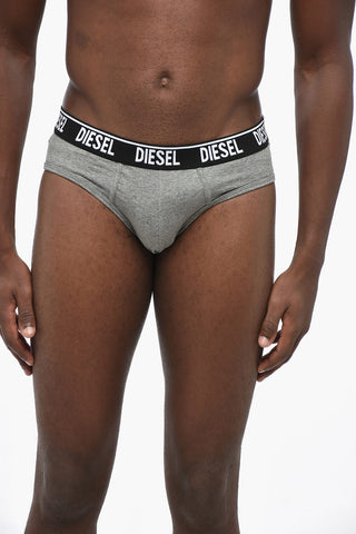 Set Aus 3 Slips UMBR-ANDRE Aus Stretch-Baumwolle Mit Gebrandetem Elastischem Bund