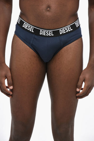 Set Aus 3 Slips UMBR-ANDRE Aus Stretch-Baumwolle Mit Gebrandetem Elastischem Bund