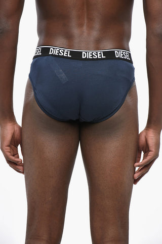 Set Aus 3 Slips UMBR-ANDRE Aus Stretch-Baumwolle Mit Gebrandetem Elastischem Bund