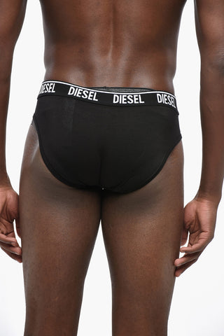 Set Aus 3 Slips UMBR-ANDRE Aus Stretch-Baumwolle Mit Gebrandetem Elastischem Bund