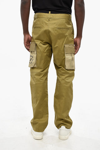 Cargohose aus Stretch-Baumwolle mit geradem Bein