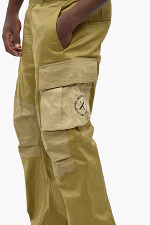 Cargohose aus Stretch-Baumwolle mit geradem Bein