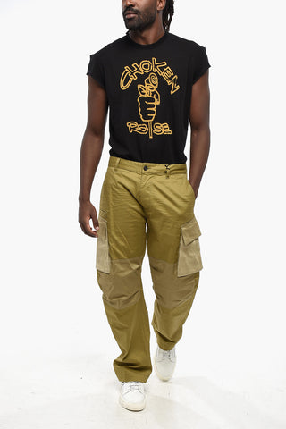Cargohose aus Stretch-Baumwolle mit geradem Bein