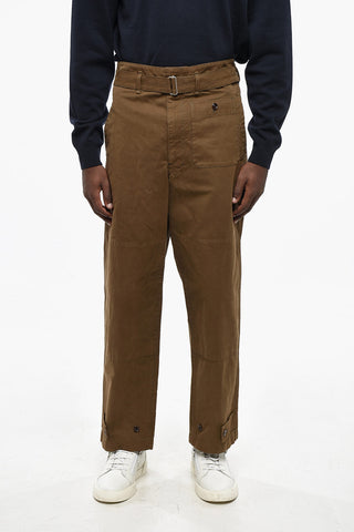 Straight Leg Pants with Belt