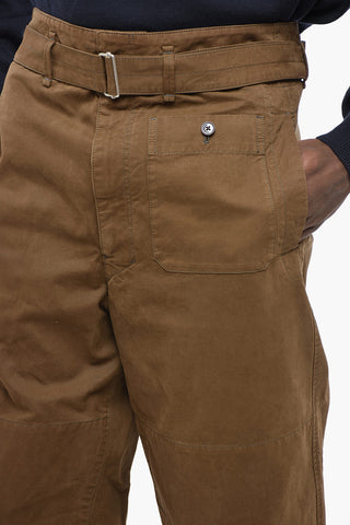 Straight Leg Pants with Belt