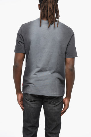 ESSENTIALS T-Shirt mit Rundhalsausschnitt T-ADJUST-Q5 mit Farbverlauf und Frontdruck