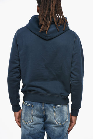 Hoodie COOL FIT Cotton Fleece with Printed Logo
