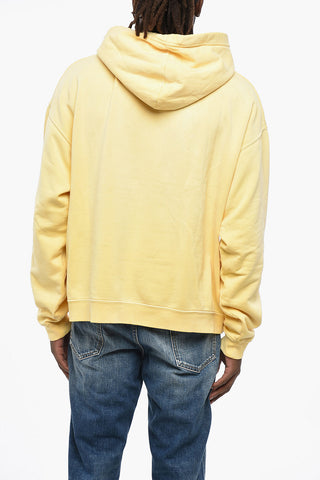 Hoodie MUSCLE FIT Brushed Cotton with Printed Logo