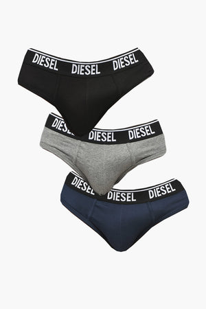 Set di 3 Slip UMBR-ANDRE in Cotone Stretch con Banda Elastica Logata