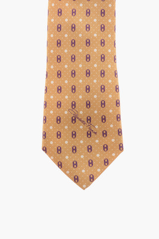 Seidenkrawatte mit Logo