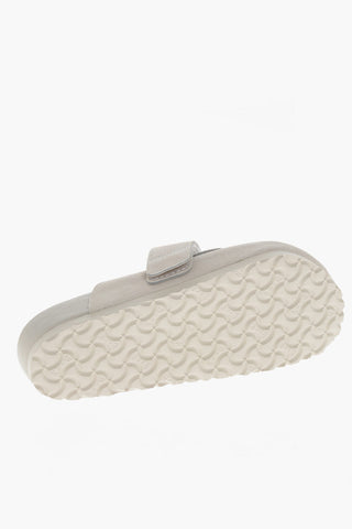 TEKLA Mules in Suede con Chiusura in Velcro