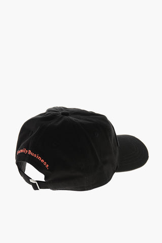 Cotton Gabardine Baseball Cap FAMILY BUSINESS with Embossed Logo