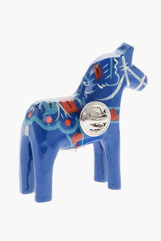 Wood HORSE Brooch