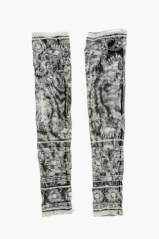 Manicotti in Mesh Motivo Paisley