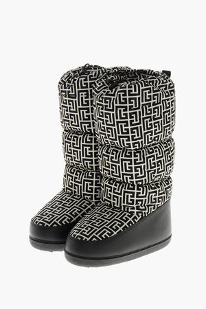 Nylon Snow Boots with All-Over Monogram