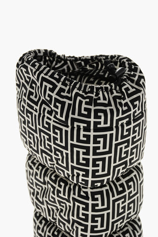 Nylon Snow Boots with All-Over Monogram