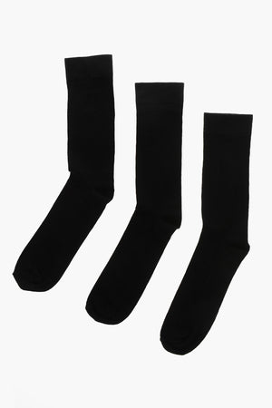 Set mit 3 Paar Socken SKM-RAYTHREEPACK-R aus Baumwolle und Nylon mit Monogramm