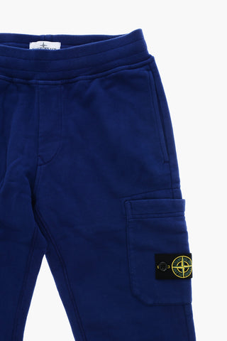 Solid Color Cotton Joggers withh Drawstring Waist
