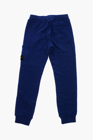 Solid Color Cotton Joggers withh Drawstring Waist