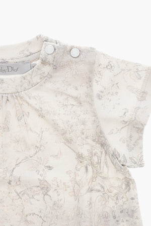 T-Shirt Giroocollo a Fantasia 