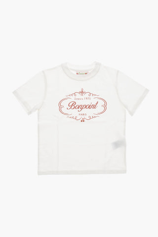 Cotton THIDA Crew-neck T-shirt with Frontal Print logo