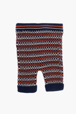 Pantaloni in Cotone Leggero a Vita Alta con Elastico in Vita