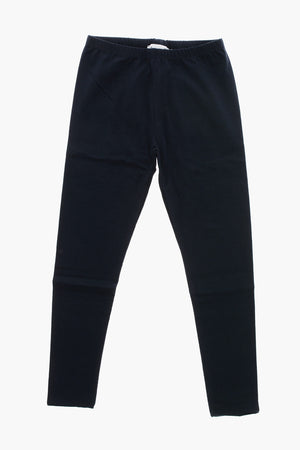 Solid-Color Stretch-Cotton Leggings