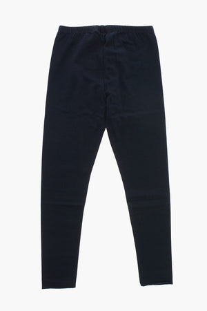 Solid-Color Stretch-Cotton Leggings