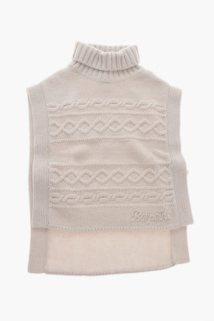 Gilet mit Stehkragen GRAZIELLA aus Wolle