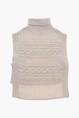 Gilet mit Stehkragen GRAZIELLA aus Wolle