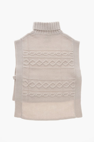 Gilet mit Stehkragen GRAZIELLA aus Wolle