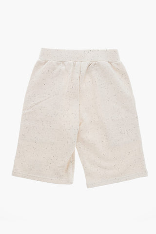 Shorts aus Baumwollmischung mit einer Bundfalte