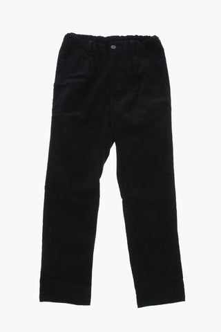 Ribbed Velour Trousers STEPHEN with Double Pleat
