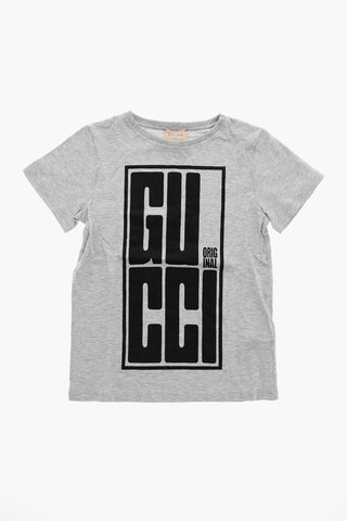 Maxi Logo Printed Crew-neck T-Shirt