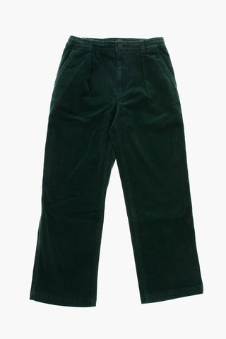 Single-Pleated Corduroy Pants