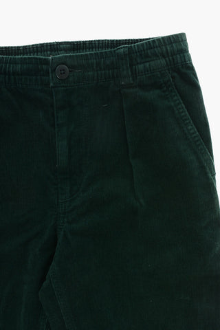 Single-Pleated Corduroy Pants