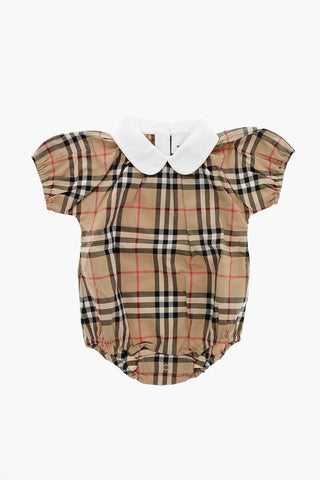 Short Sleeved Stretch Cotton ODESSA Bodysuit with Iconic Motif