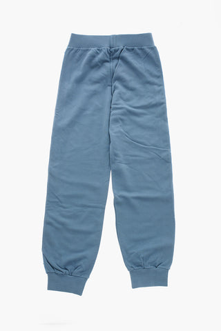 Joggers In Cotone con Banda Laterale Monogram Tono su Tono